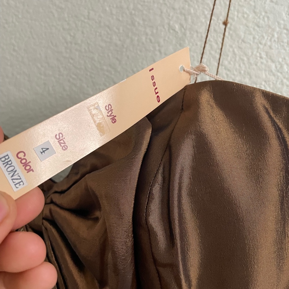Issue babydoll bubble style dress bronze - Picture 3 of 7